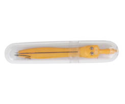 Циркуль ZiBi Neon в твердому футлярі жовтий (ZB.5320NN-08)