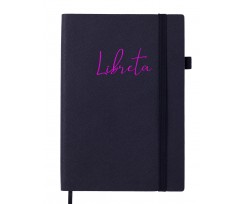 Блокнот деловой Buromax Libreta А5 96 листов точка черный (BM.295317-01)