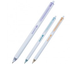 Ручка гелевая Axent Fineline автоматическая 0.38 мм синяя (AG1121-02-A)