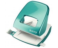 Діркопробивач Leitz Wow до 30 аркушів металевий бірюзовий металік (5008-10-51)