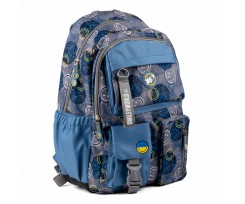 Рюкзак Yes Smiley World 43x30x16 см 21 л синій (559540)