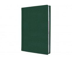 Дневник недатированный Cabinet Square А5 320 страниц зеленый (O25438-04)