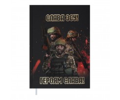 Дневник недатированный Buromax Heroes А5 288 страниц черно-бордовый (BM.2063-81)