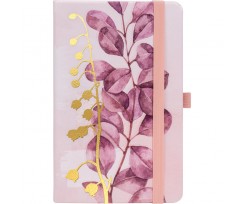 Щотижневик Axent Partner Pink flower А5- 96 аркушів рожево-фіолетовий (8510-22-06-A)