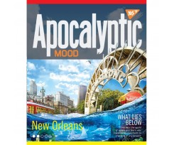Тетрадь для записей YES Apocalyptic А4 80 листов клетка голубой (891467)