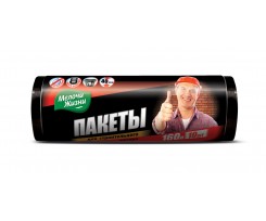 Пакети для сміття Мелочи Жизни 160 л 10 штук 40 мкм чорні (1945CD)