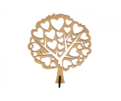Заготовка ROSA TALENT Дерево кохання 1 МДФ 235x260x5 мм (4801160)