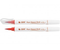 Маркер-пензлик Sta Aqua Natural Brush глибокий червоний (STA3700-14)