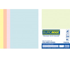 Набор цветной бумаги Buromax Pastel A4 5 цветов 250 листов (BM.27212250-99