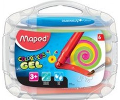 Крейда гелева Maped Color Peps Gel 10 мм 6 кольорів асорті (MP.836306)