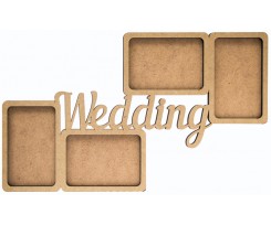 Набір заготовок рамка ROSA TALENT Wedding 2 шт МДФ 500x280x6 мм (4801235)