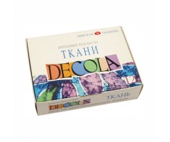 Набір акрилових фарб, по тканині Deсola 12 кольорів, 20мл. (52242029)