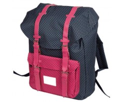 Рюкзак ZiBi Simple Pink Belt 38x13x28 см 10 л текстиль синій (ZB17.0636PB)