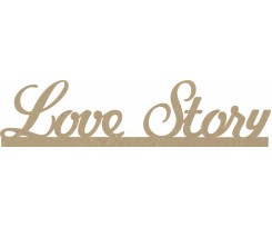 Набір заготовок ROSA TALENT Напис Love story 2 шт МДФ 40x9x6 мм (4801468)