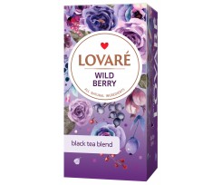 Чай Lovare Wild berry 24 пакетики черный (lv.72731)