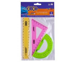 Набор для черчения ZiBi Kids Line пластик ассорти (ZB.5686)