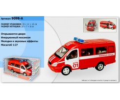 Машина на батарейках Play Smart Автопарк Пожарная охрана (9098-A)