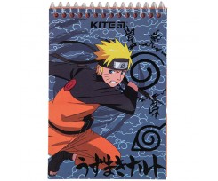 Блокнот на спіралі Kite Naruto А6 48 аркушів нелінований (NR23-196-2)
