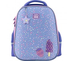 Рюкзак напівкаркасний GoPack Education Just Enjoy 38x28x13 см 15 л фіолетовий (GO24-165M-2)