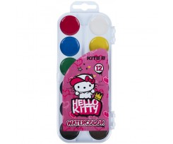Краски акварельные Kite Hello Kitty 12 цветов ассорти (HK21-061)