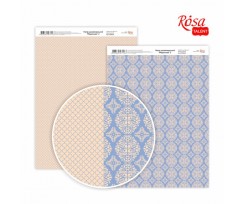 Бумага дизайнерская ROSA TALENT Кружево 2 двусторонний 210х297 мм 250г / м2 (5310034)