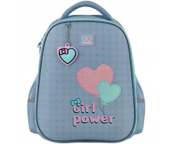 Школьный рюкзак Kite Education Girl Power 38x28x13 см 15 л серый (GO25-165M-1)