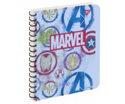 Зошит для записів YES Marvel А5 144 аркуша клітинка білий (681658)