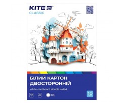 Картон білий Kite Classic A4 10 аркушів (K-254)