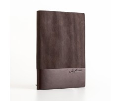 Щоденник недатований Leo Planner Velvet А6 352 сторінки коричневий (252036)