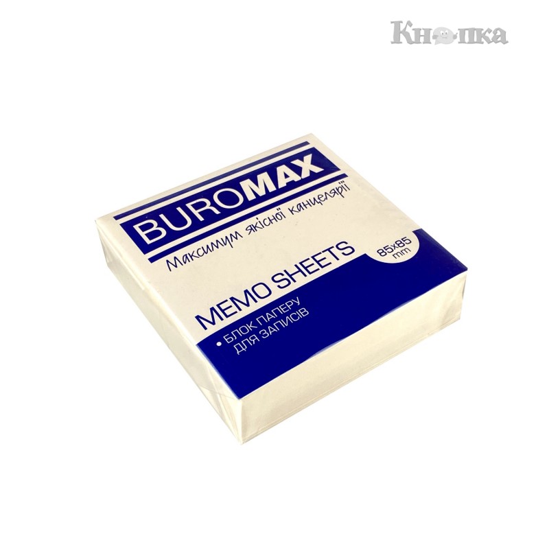 Блок белой бумаги для заметок Buromax 85х85х25 мм 300 листов (BM.2278)