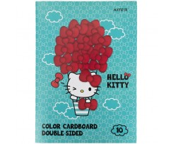 Картон двосторонній Kite Hello Kitty А4 10 аркушів асорті (HK21-255)