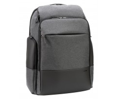 Рюкзак деловой Optima 45x34x18 см 26-35 л серый (851-014518)
