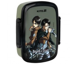 Ланчбокс с наполнением Kite Attack on Titan 750 мл зеленый (AT25-163)