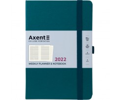 Щотижневик датований Axent Prime Strong 2022 А5 96 аркушів малахітовий (8507-22-31-A)