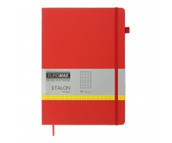 Блокнот деловой Buromax Etalon 210x295 мм 96 листов клетка красная (BM.294160-05)