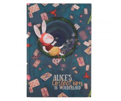 Книга записна Axent Alice В5 80 аркушів клітинка синя (8433-02-a)