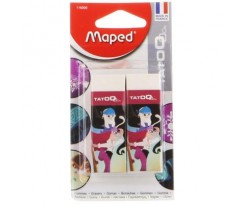 Гумка Maped Tatto 2 шт каучук асорті (MP.116000)