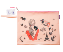 Папка ZiBi Romantic А4 33х26х1 см розовая (ZB.705515)
