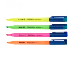 Набір маркерів Axent Highlighter 2-4 мм клиноподібний (2532-40-A)
