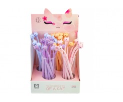 Ручка шариковая Maxi The charming cats 0.6 мм синий (Z20049)