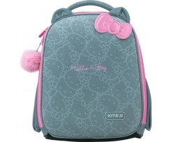Школьный рюкзак Kite Education Hello Kitty 35x26x13.5 см серый (HK22-555S)