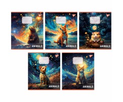 Зошит для записів Yes Dreamer animals А5 60 аркушів лінія (767154)