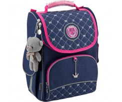 Рюкзак шкільний каркасний Kite College line, 34x26x13, 11 л, поліестер, блакитний (K18-501S-10)
