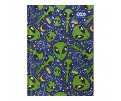 Блокнот ZiBi UFO Kids Line А-6 64 листа клетка синий (ZB.12720-02)