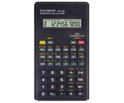 Калькулятор інженерний Daymon 140x73x10 мм 56 функцій 10 розрядний чорний (RS 105)