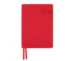 Щоденник датований 2025 Leo Planner Boss A5 368 сторінок червоний (252516)