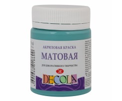 Фарба акрилова ЗХК Декола 50 мл турецька зелена матова (353417)