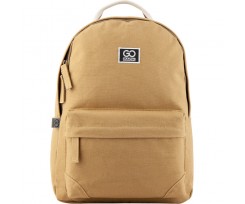 Рюкзак GoPack Сity, 40x28x11 см, 14 л, поліестер, пісочний (GO20-147M-3)