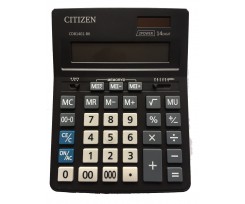 Калькулятор бухгалтерський Citizen 155x205x35 мм 14 розрядний чорний (CDB 1401 BK)