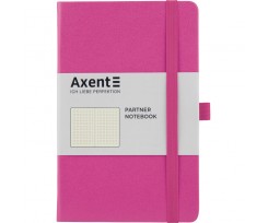 Книга записна Axent Partner A5- 96 аркушiв крапка рожева (8306-10-A)